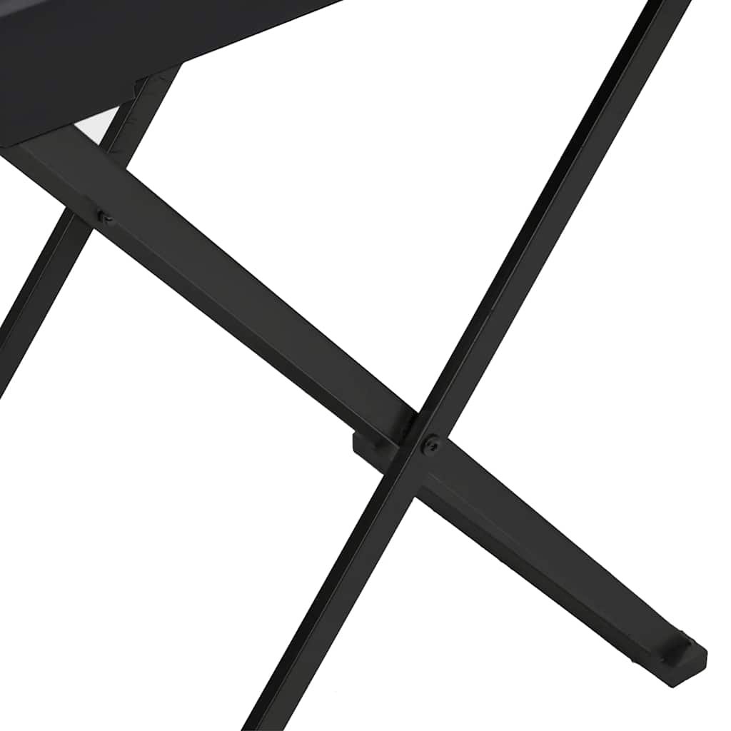 Klaptafel 48x34x61 cm MDF zwart is nu te koop bij PeponiXL, paradijselijk wonen!