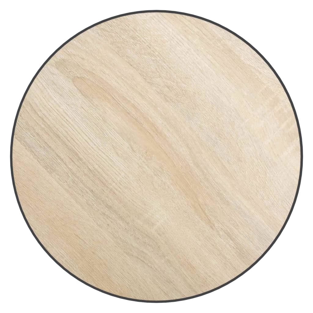 Salontafel Ø35 cm MDF sonoma eikenkleurig is nu te koop bij PeponiXL, paradijselijk wonen!