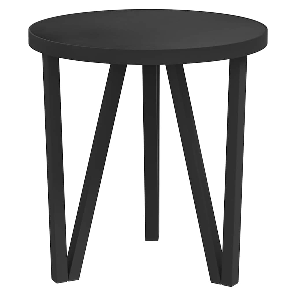 Salontafel Ø35 cm MDF zwart is nu te koop bij PeponiXL, paradijselijk wonen!