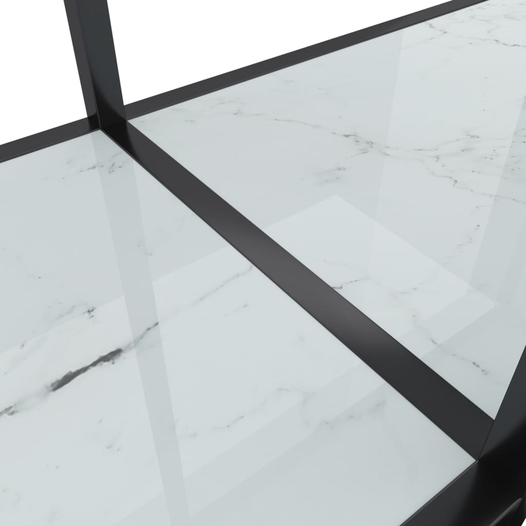 Wandtafel 200x35x75,5 cm gehard glas wit is nu te koop bij PeponiXL, paradijselijk wonen!