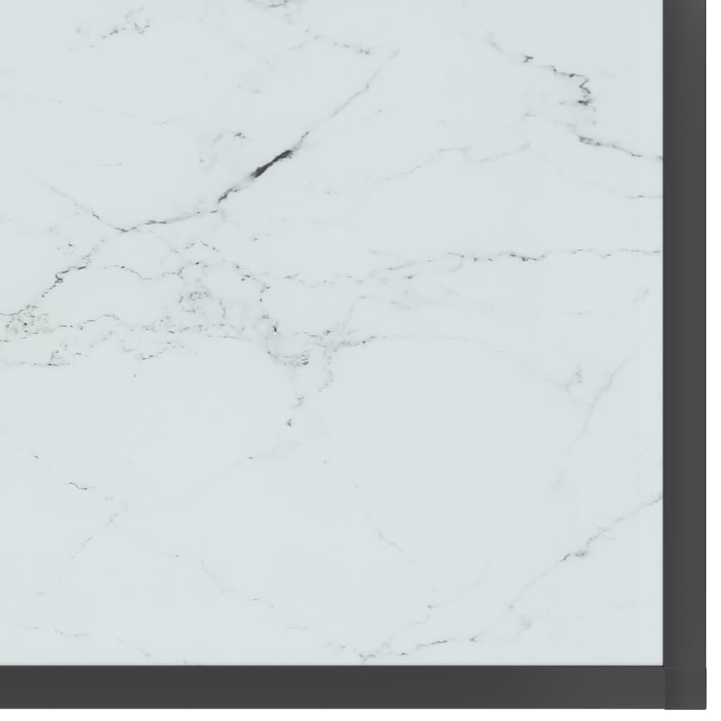 Wandtafel 200x35x75,5 cm gehard glas wit is nu te koop bij PeponiXL, paradijselijk wonen!