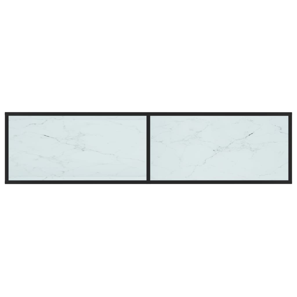 Tv-meubel 160x40x40,5 cm gehard glas witmarmerkleurig is nu te koop bij PeponiXL, paradijselijk wonen!