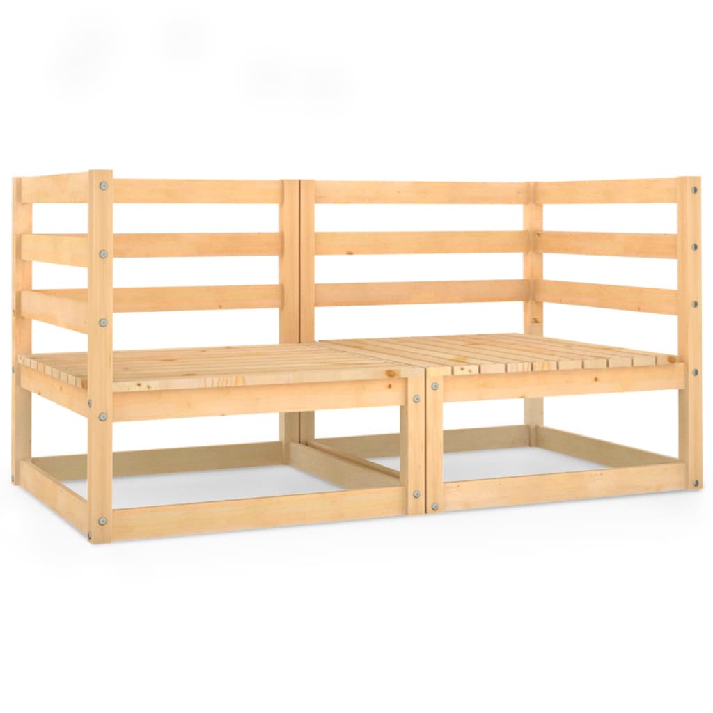Tuinbank 2-zits massief grenenhout is nu te koop bij PeponiXL, paradijselijk wonen!
