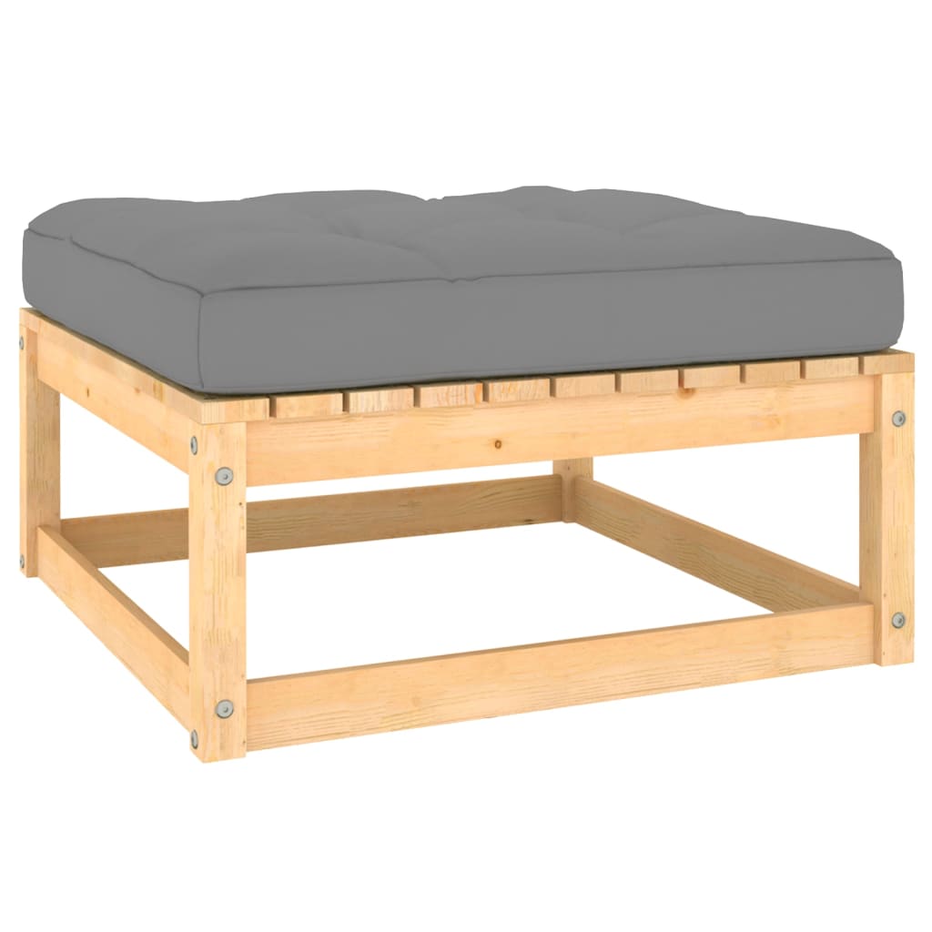 3-delige Loungeset met kussens massief grenenhout is nu te koop bij PeponiXL, paradijselijk wonen!