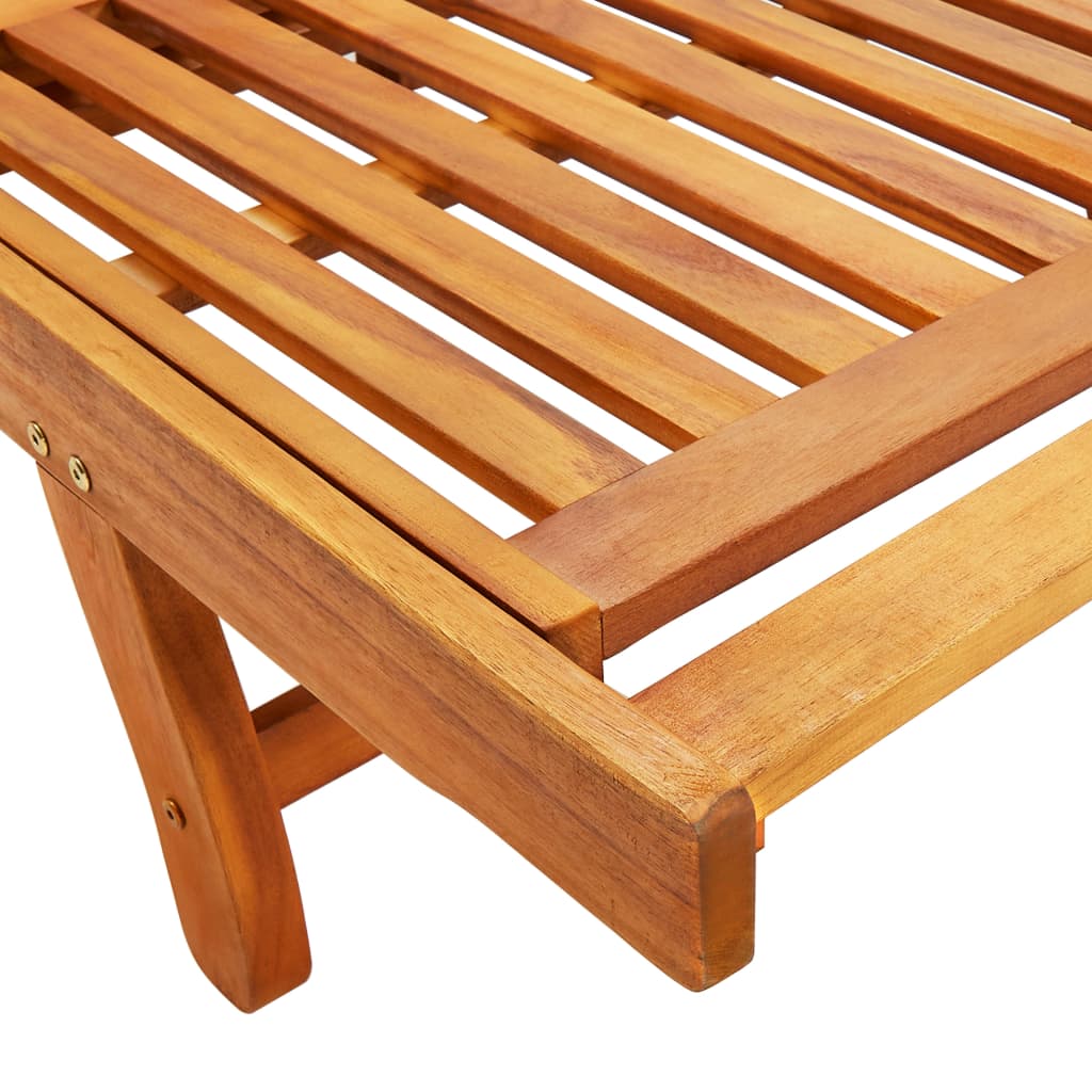 Ligstoelen 2 st met kussens massief acaciahout is nu te koop bij PeponiXL, paradijselijk wonen!