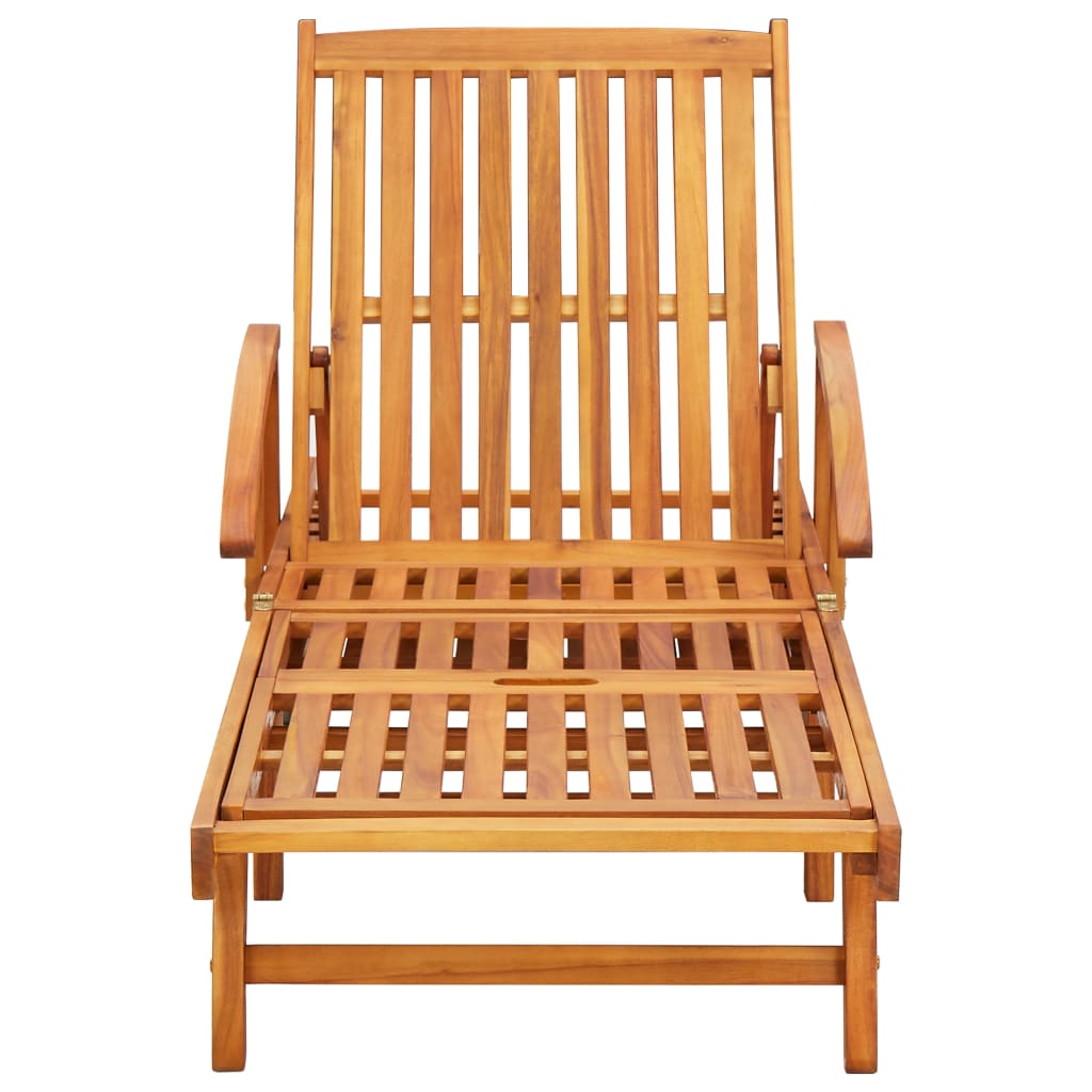 Ligstoelen 2 st met kussens massief acaciahout is nu te koop bij PeponiXL, paradijselijk wonen!
