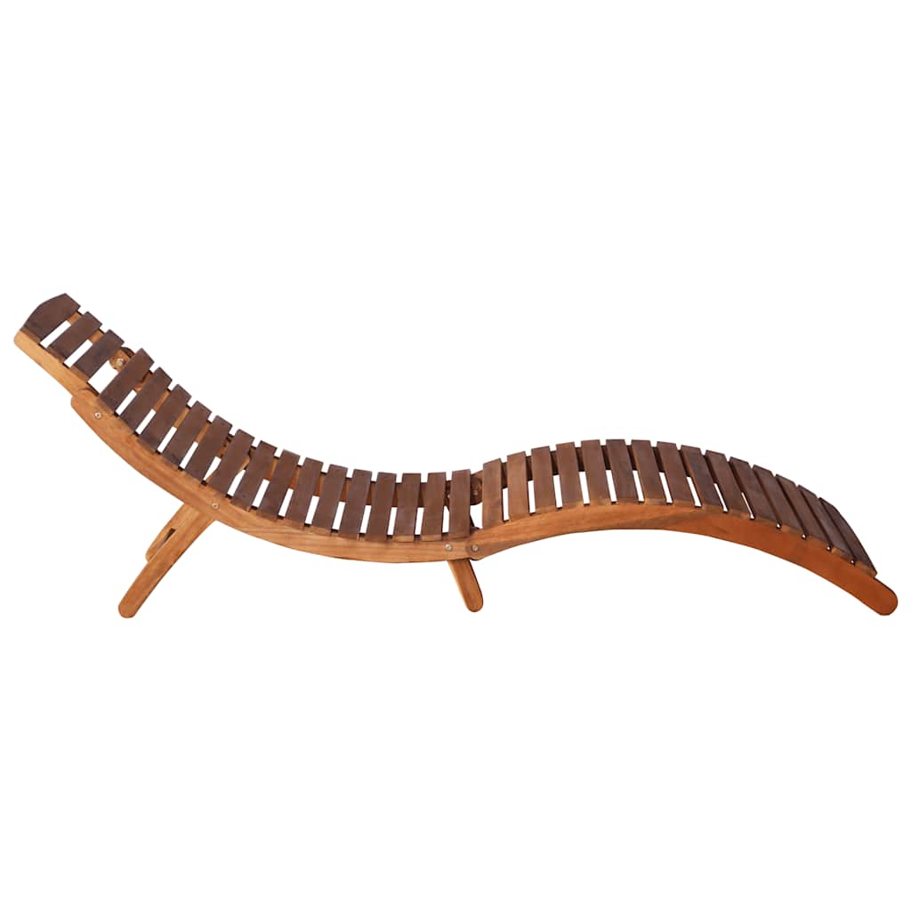 Ligbedden 2 st met tafel en kussens massief acaciahout is nu te koop bij PeponiXL, paradijselijk wonen!