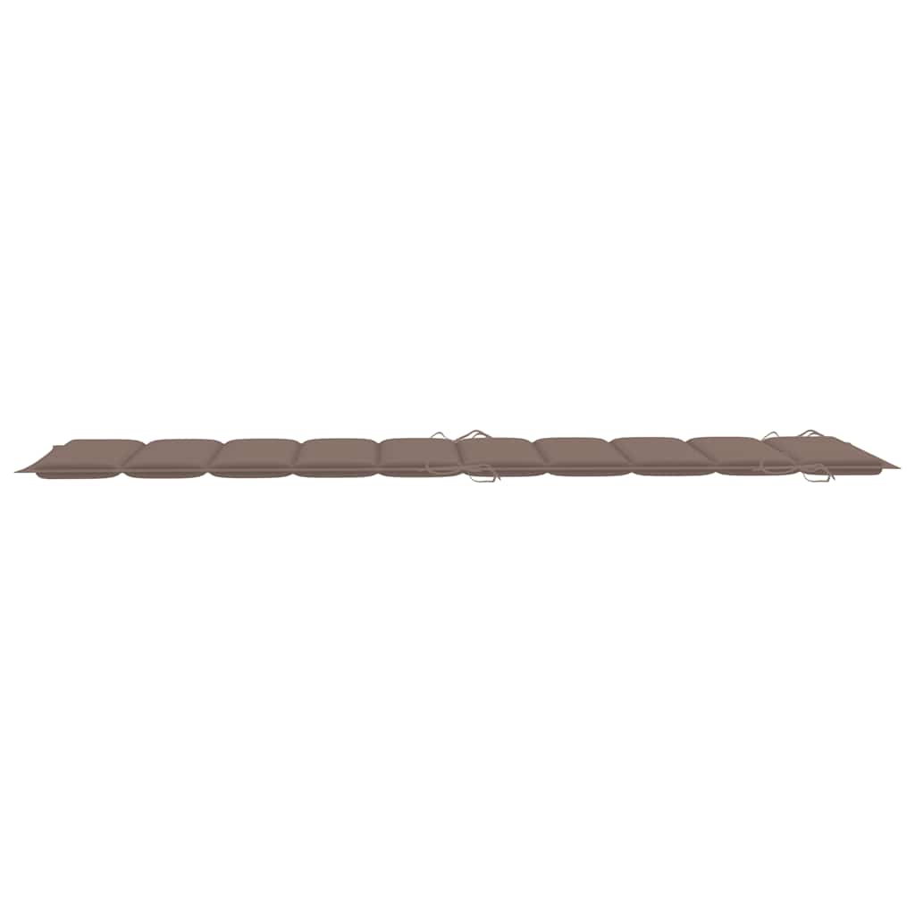 Ligbedden 2 st met tafel en kussens massief acaciahout is nu te koop bij PeponiXL, paradijselijk wonen!