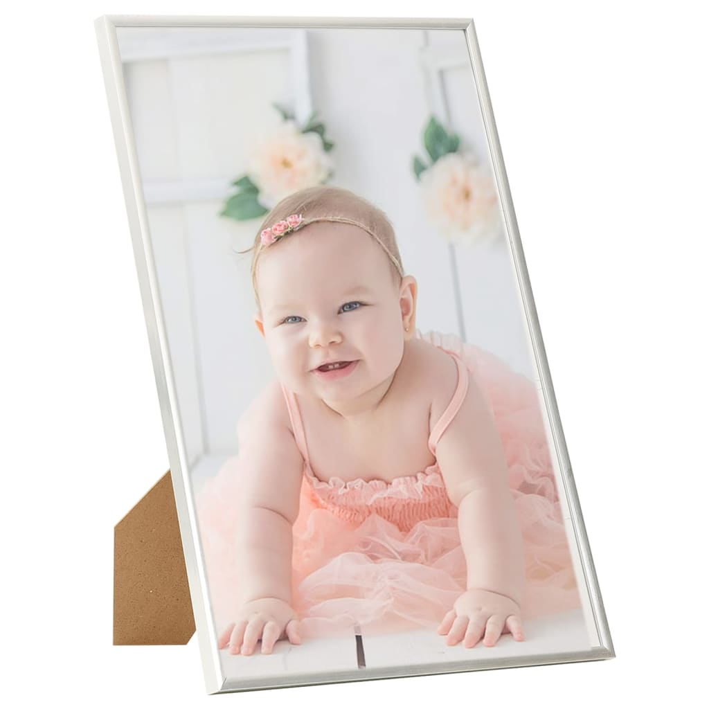 Fotolijsten 3 st voor tafel 21x29,7cm MDF zilverkleurig is nu te koop bij PeponiXL, paradijselijk wonen!
