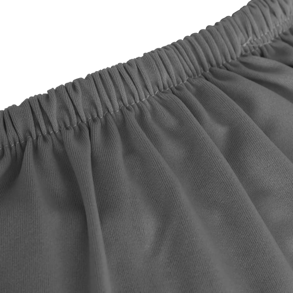 Tweezitsbankhoes stretch polyester jersey antracietkleurig is nu te koop bij PeponiXL, paradijselijk wonen!