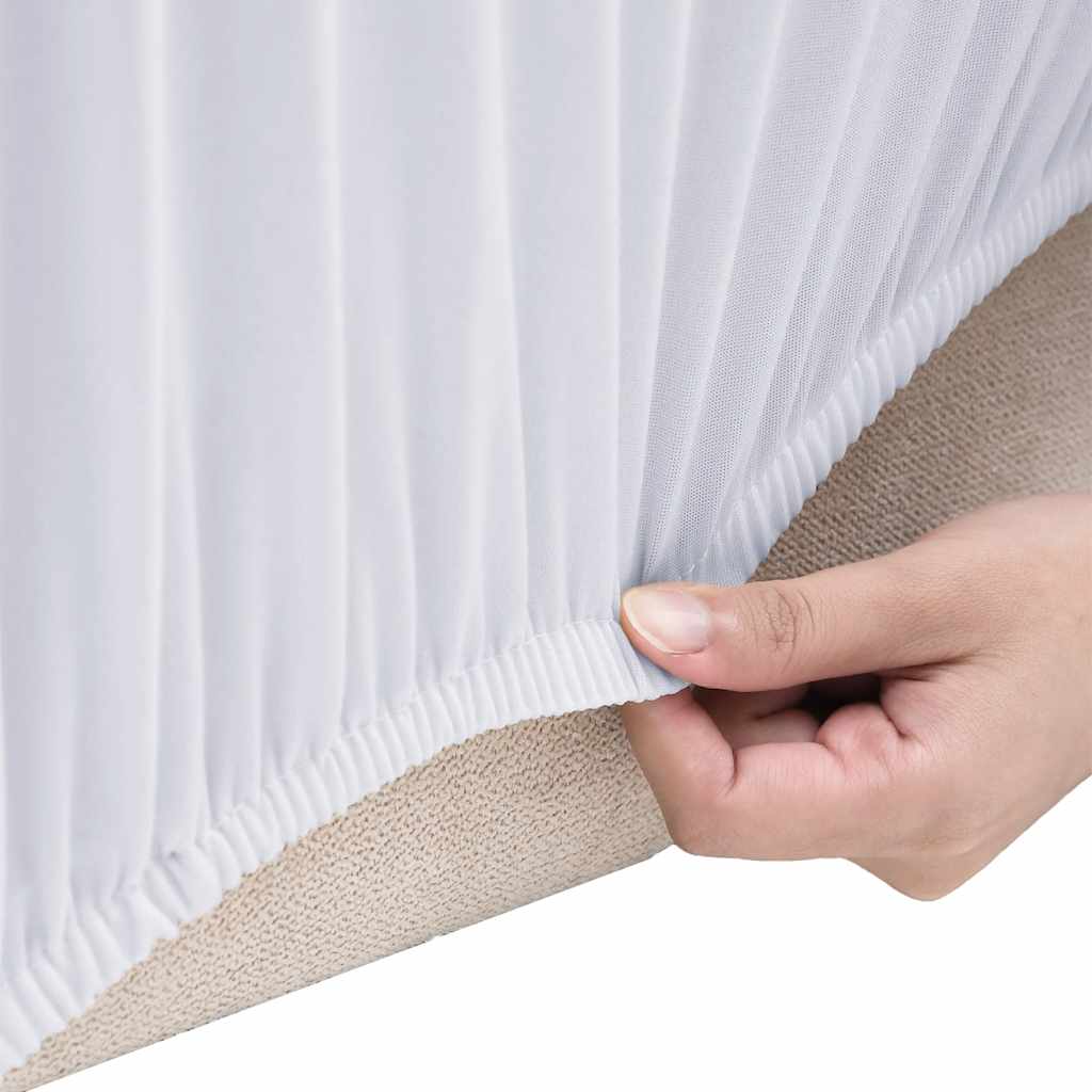 Tweezitsbankhoes stretch polyester jersey wit is nu te koop bij PeponiXL, paradijselijk wonen!