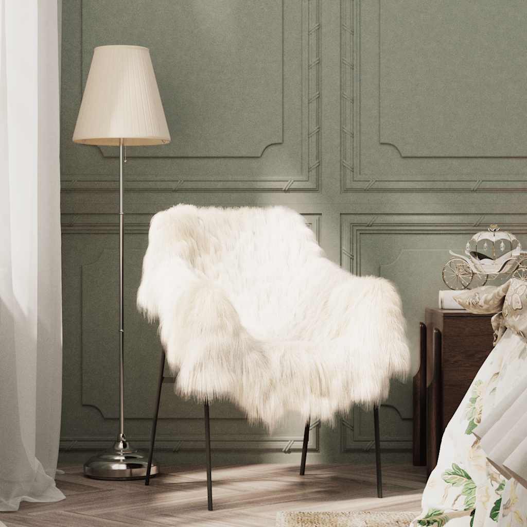 Stoelhoes IJslander schapenvacht 70x110 cm crèmekleurig is nu te koop bij PeponiXL, paradijselijk wonen!