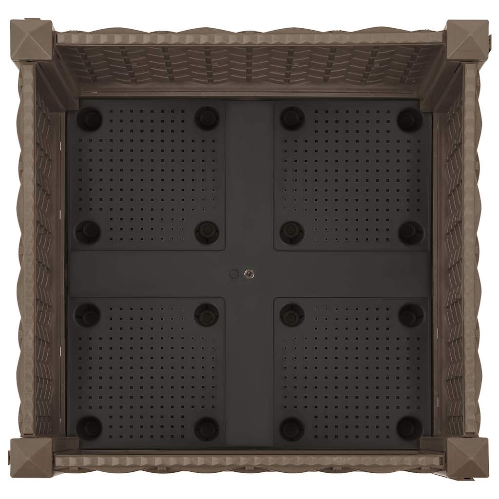 Plantenbak verhoogd 40x40x23 cm polypropyleen is nu te koop bij PeponiXL, paradijselijk wonen!