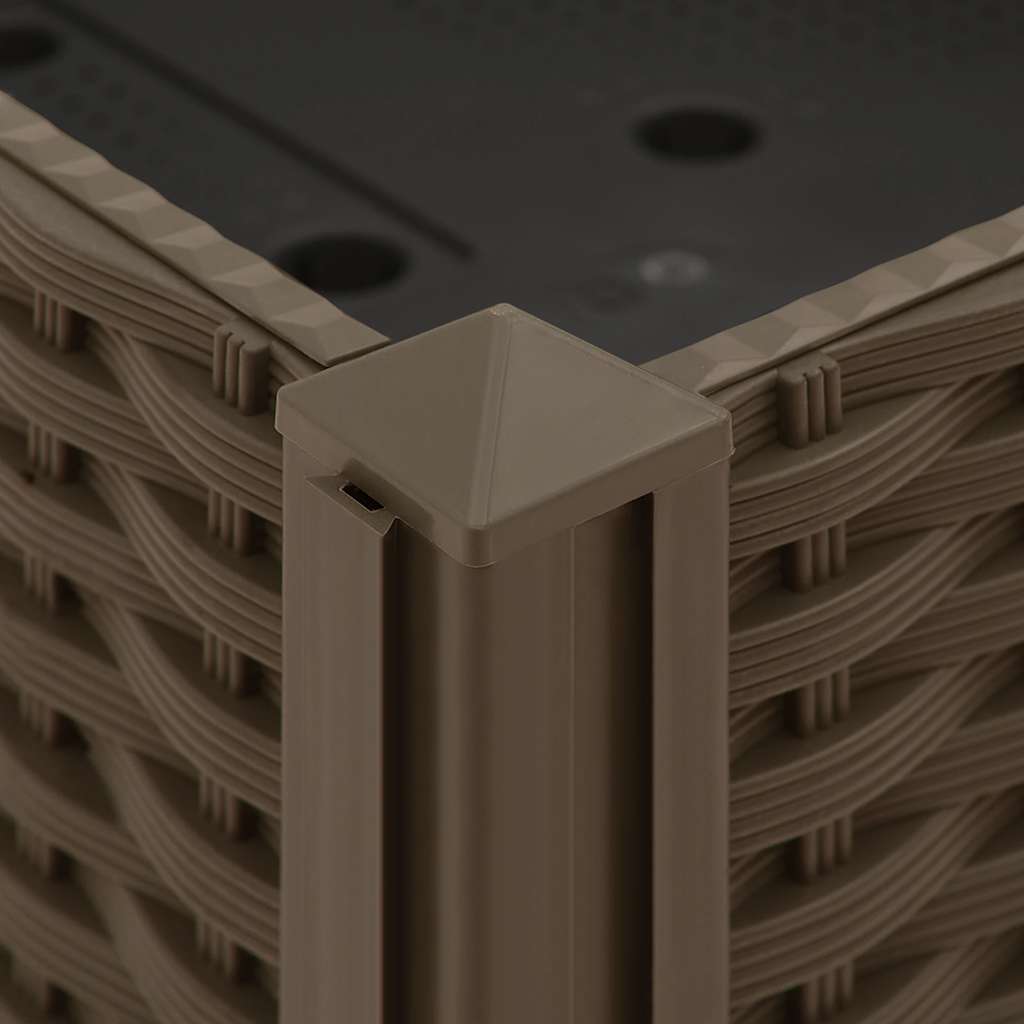 Plantenbak verhoogd 120x40x23 cm polypropyleen is nu te koop bij PeponiXL, paradijselijk wonen!