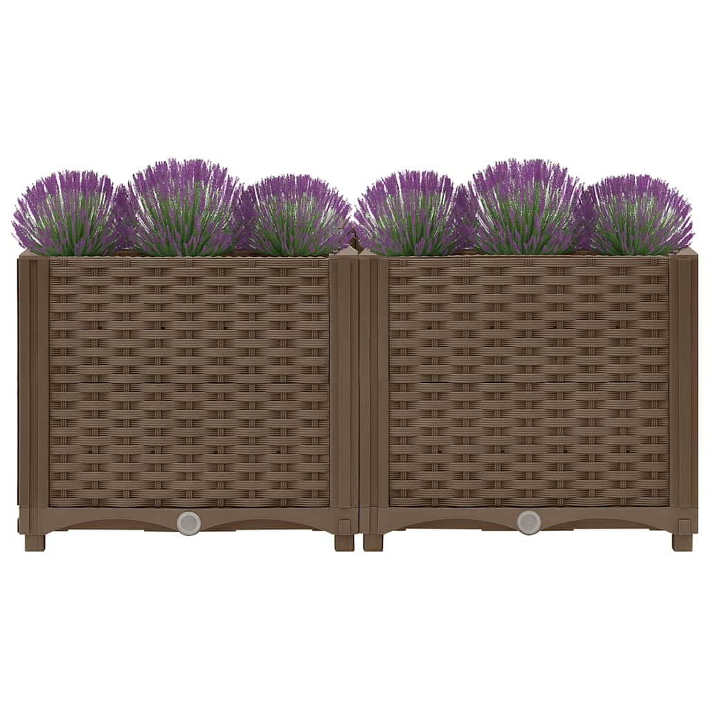 Plantenbak verhoogd 80x40x38 cm polypropyleen is nu te koop bij PeponiXL, paradijselijk wonen!