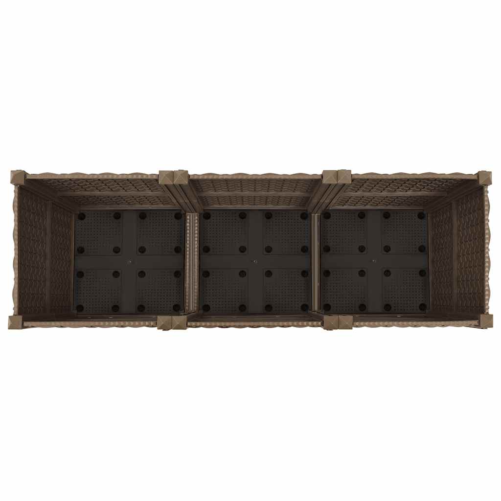 Verhoogd bed 120x40x38 cm polypropyleen is nu te koop bij PeponiXL, paradijselijk wonen!