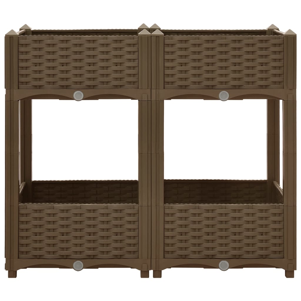 Plantenbak verhoogd 80x40x71 cm polypropyleen is nu te koop bij PeponiXL, paradijselijk wonen!