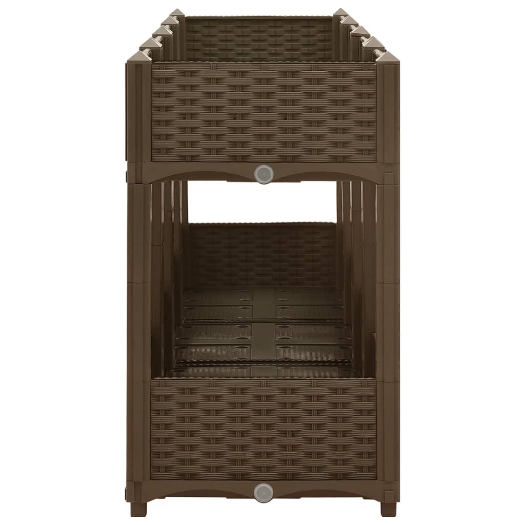 Plantenbak verhoogd 160x40x71 cm polypropyleen is nu te koop bij PeponiXL, paradijselijk wonen!