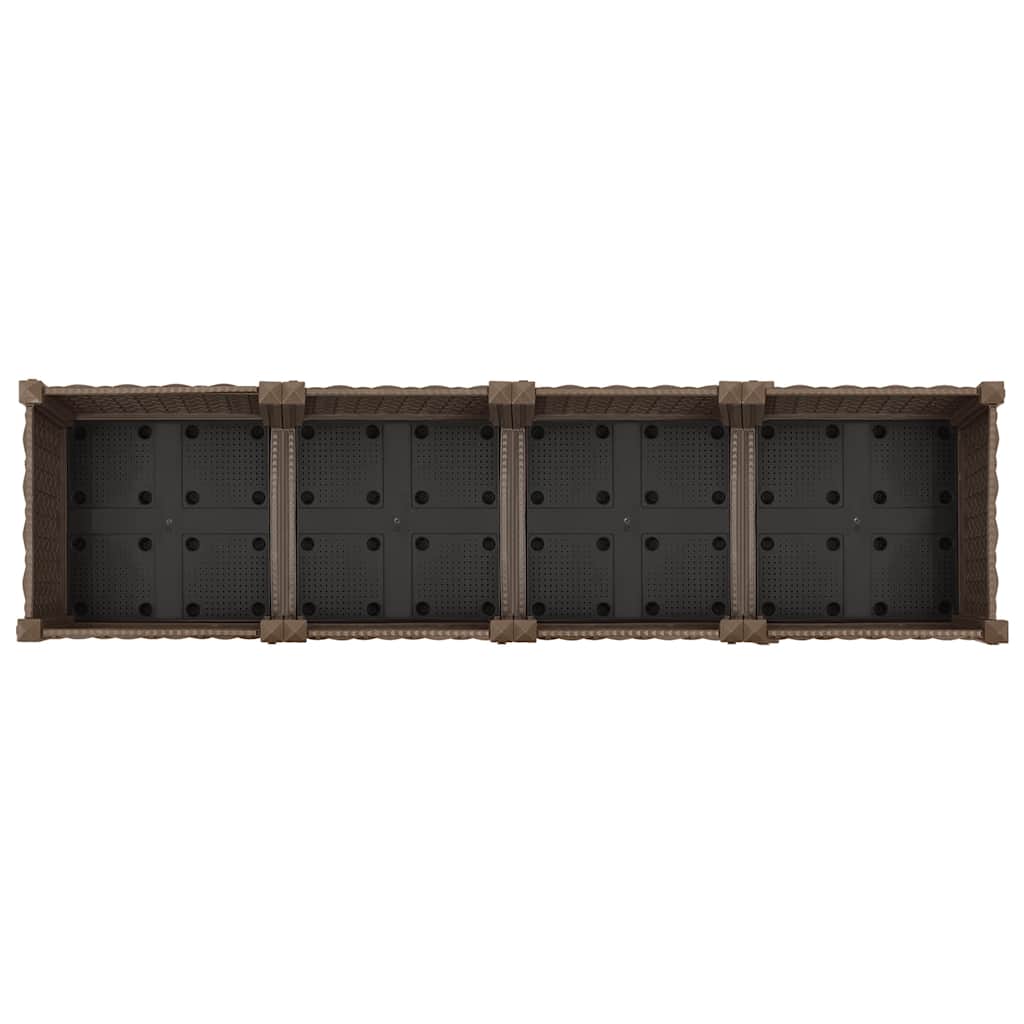 Plantenbak verhoogd 160x40x71 cm polypropyleen is nu te koop bij PeponiXL, paradijselijk wonen!