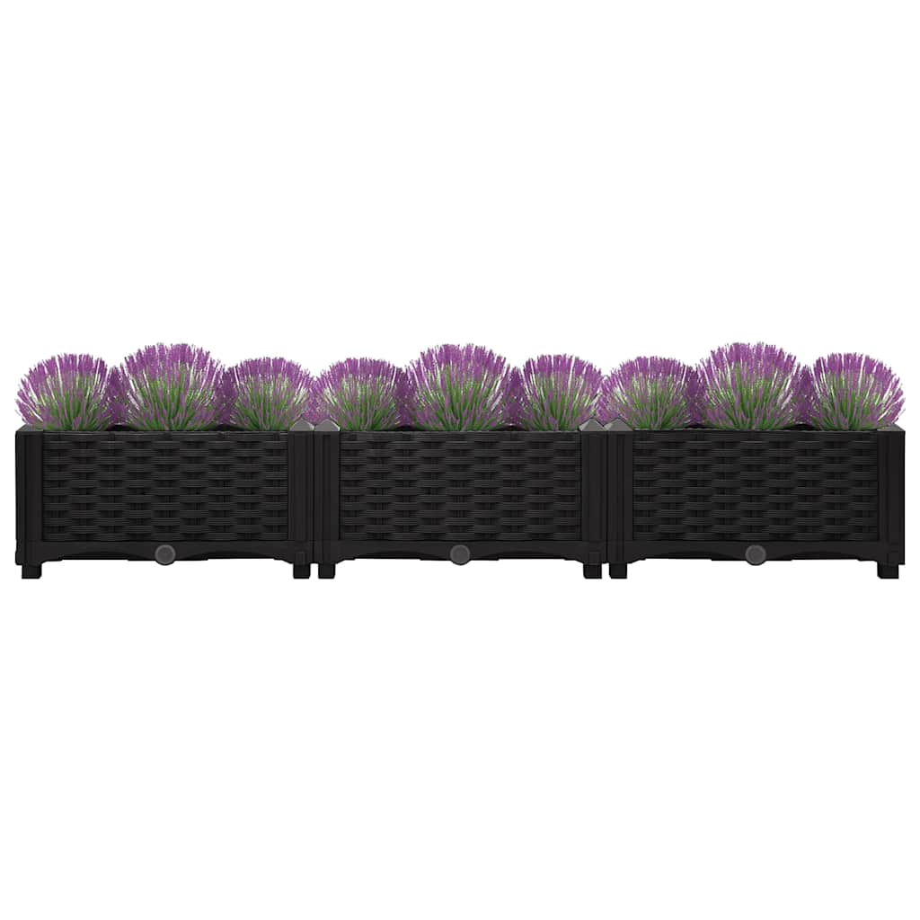 Plantenbak verhoogd 120x40x23 cm polypropyleen is nu te koop bij PeponiXL, paradijselijk wonen!