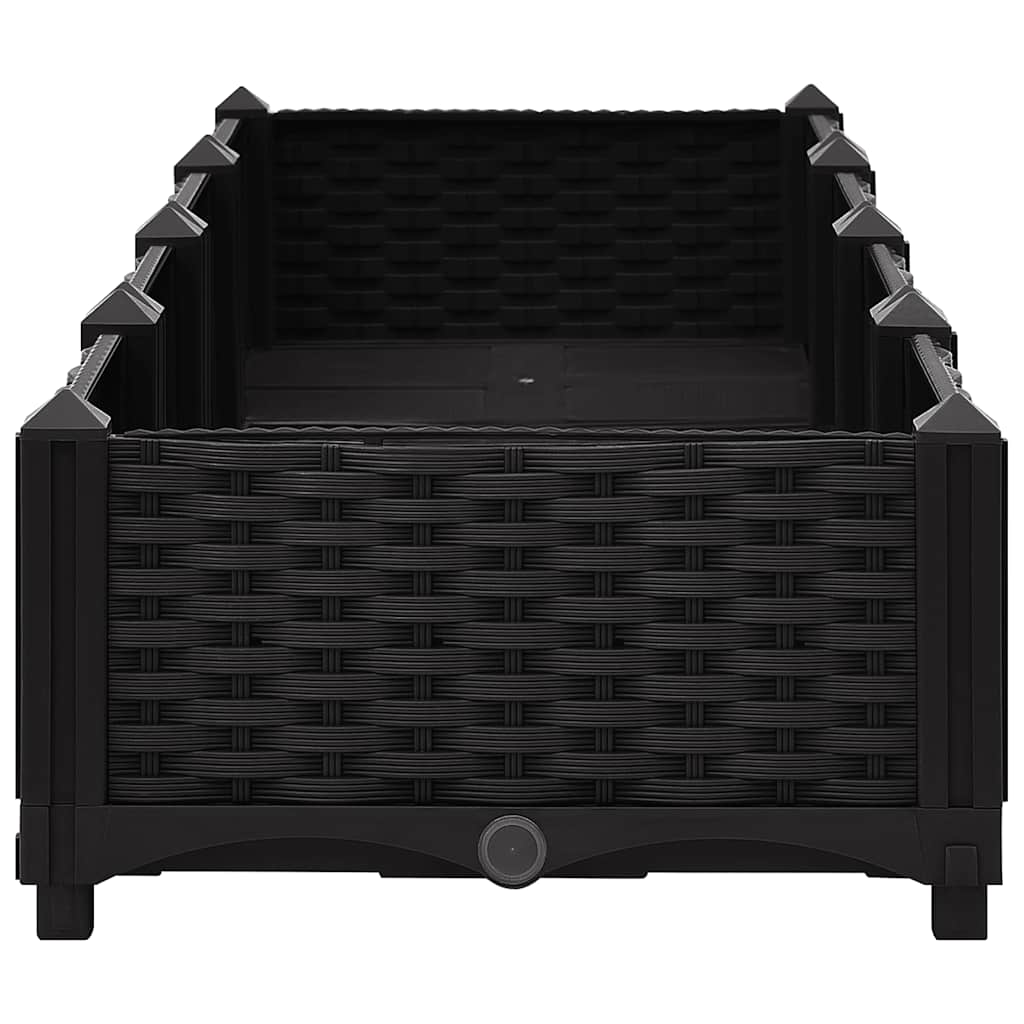 Plantenbak verhoogd 160x40x23 cm polypropyleen is nu te koop bij PeponiXL, paradijselijk wonen!