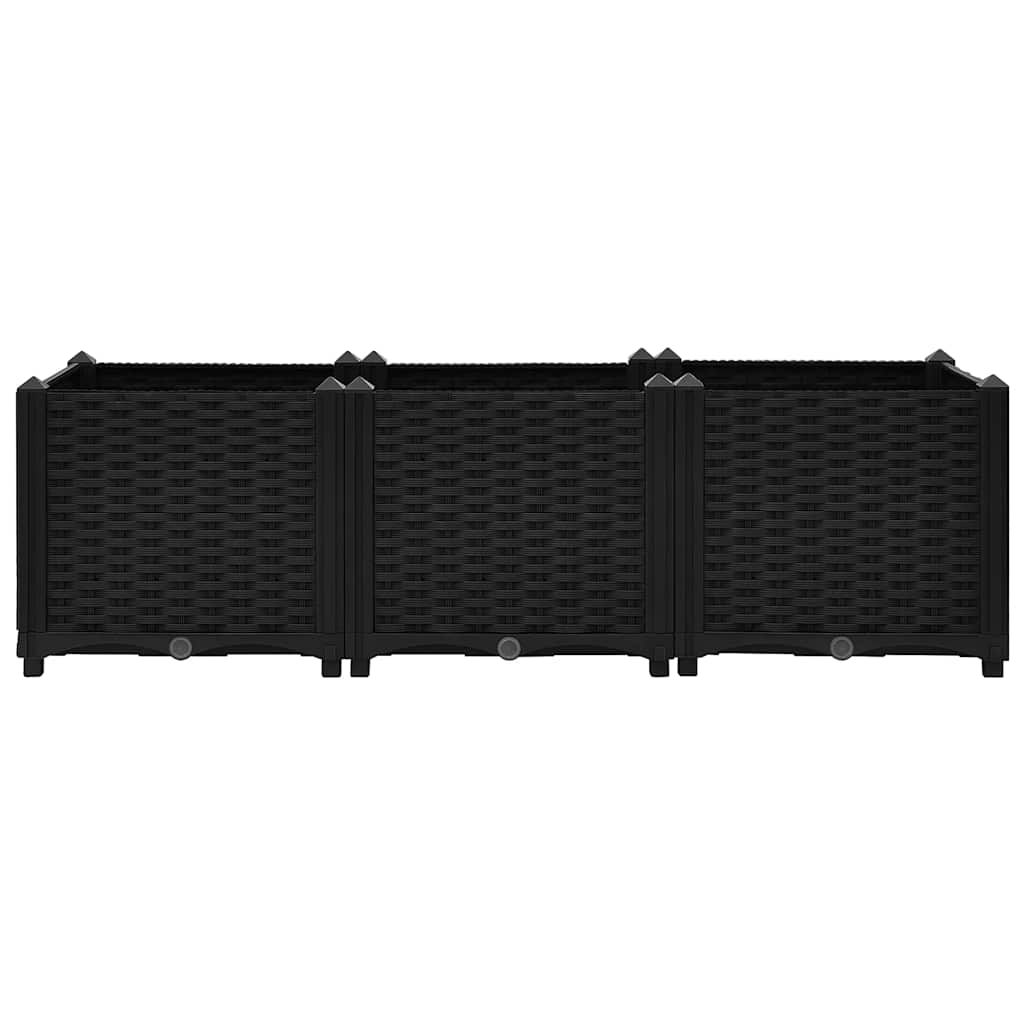 Plantenbak verhoogd 120x40x38 cm polypropyleen is nu te koop bij PeponiXL, paradijselijk wonen!