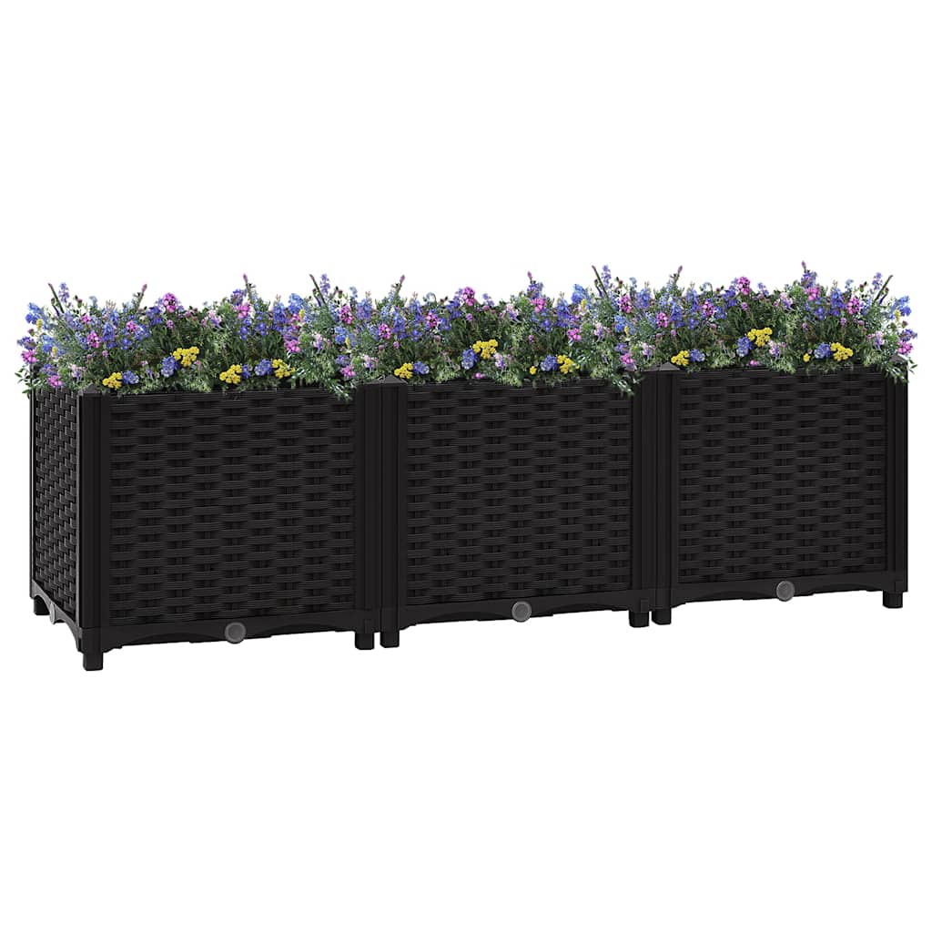 Plantenbak verhoogd 120x40x38 cm polypropyleen is nu te koop bij PeponiXL, paradijselijk wonen!