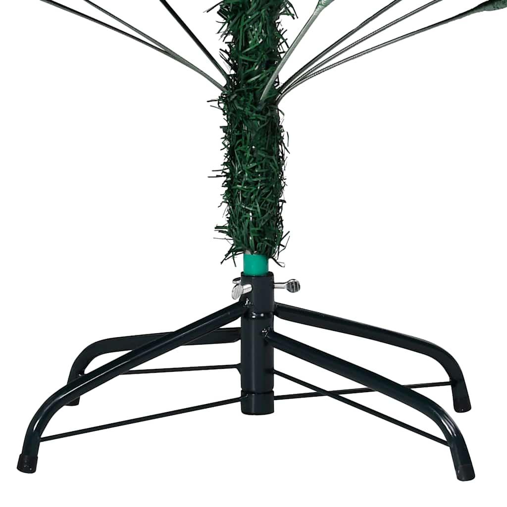 Kunstkerstboom met verlichting en kerstballen 180 cm PVC groen is nu te koop bij PeponiXL, paradijselijk wonen!