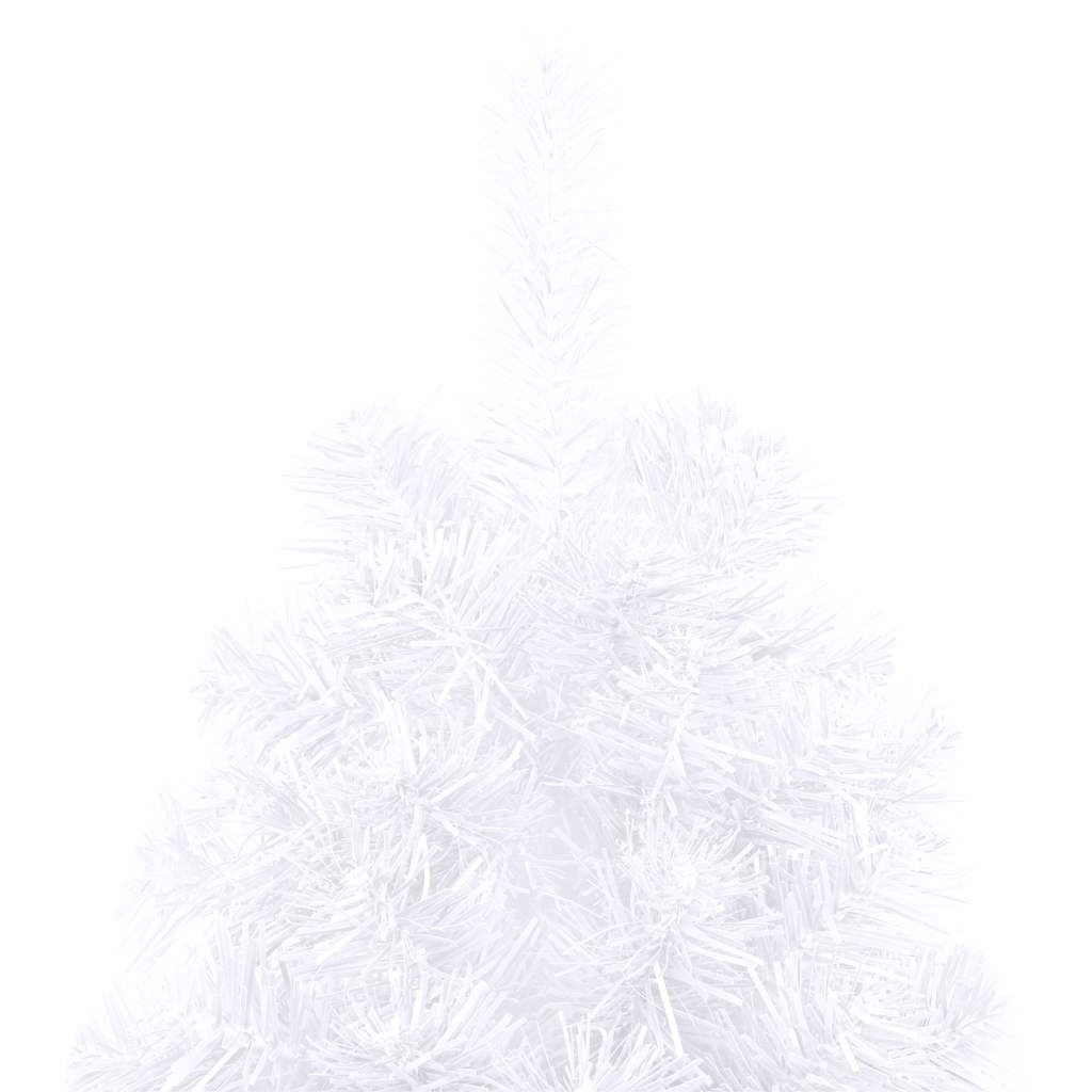 Kunstkerstboom met verlichting en kerstballen half 240 cm wit is nu te koop bij PeponiXL, paradijselijk wonen!