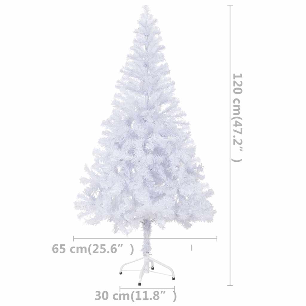 Kunstkerstboom met verlichting en kerstballen 230 takken 120 cm is nu te koop bij PeponiXL, paradijselijk wonen!