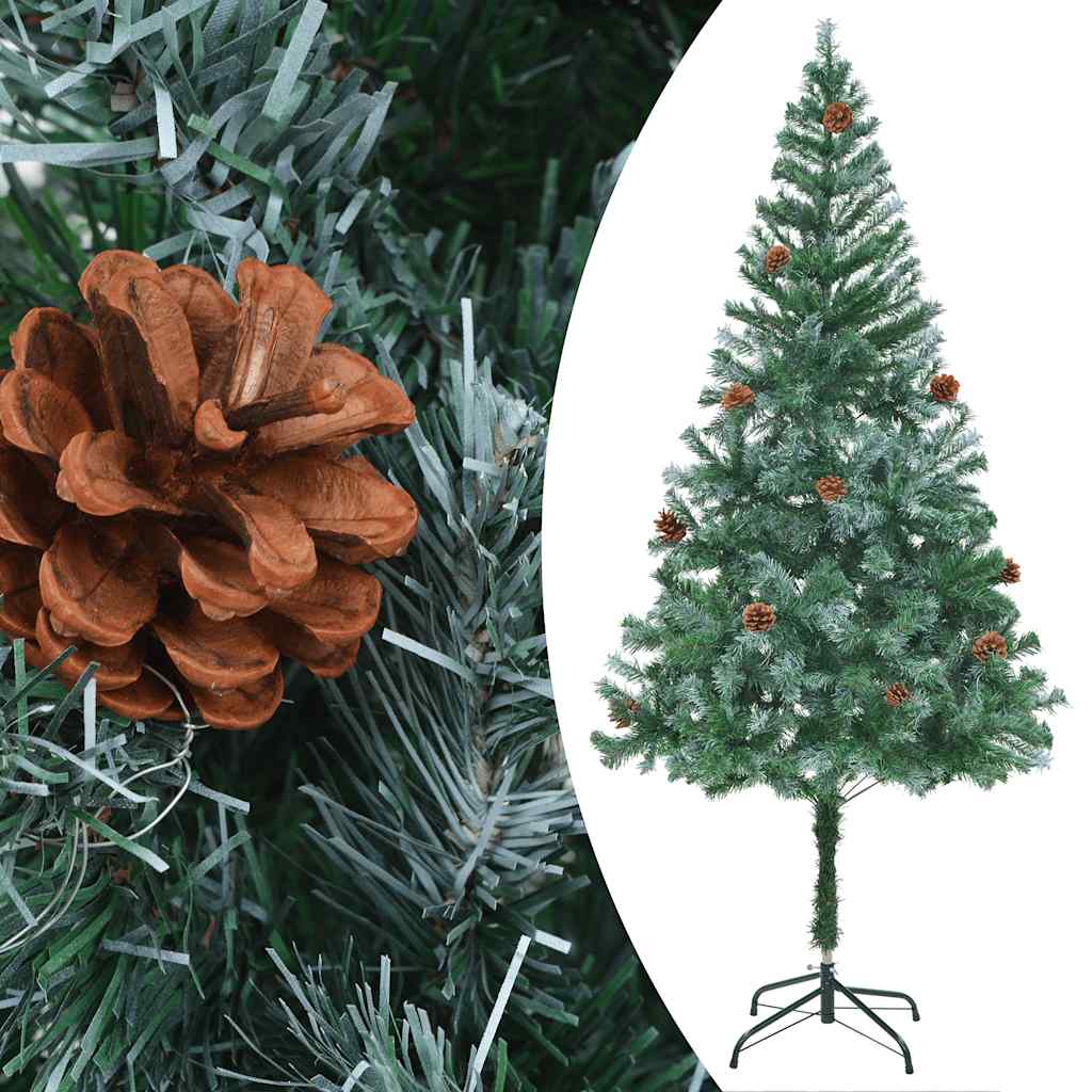 Kunstkerstboom met verlichting kerstballen dennenappels 180 cm is nu te koop bij PeponiXL, paradijselijk wonen!