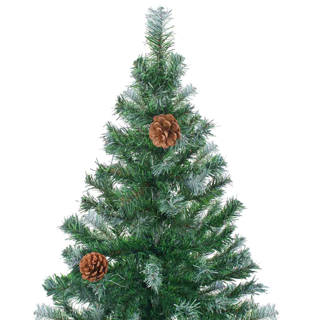 Kunstkerstboom met verlichting kerstballen dennenappels 180 cm is nu te koop bij PeponiXL, paradijselijk wonen!