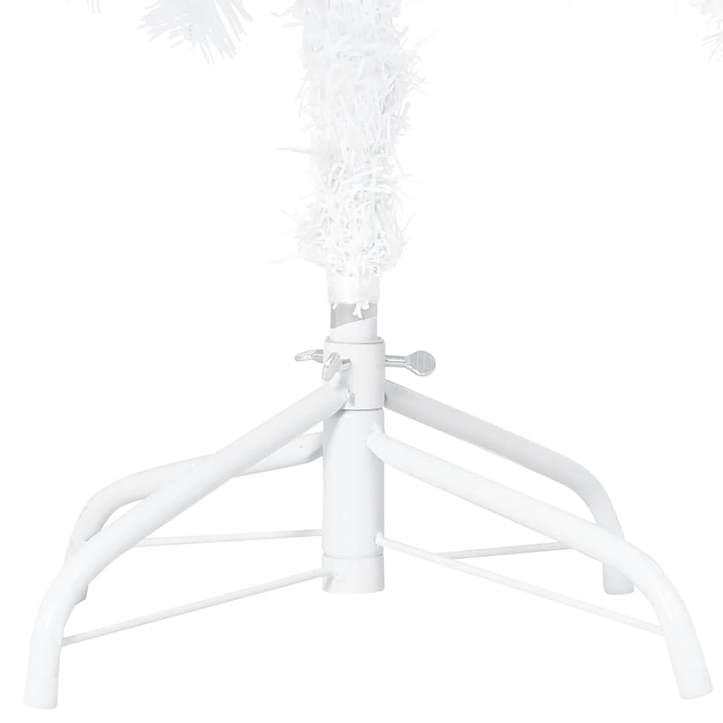 Kunstkerstboom met verlichting en kerstballen 120 cm PVC wit is nu te koop bij PeponiXL, paradijselijk wonen!