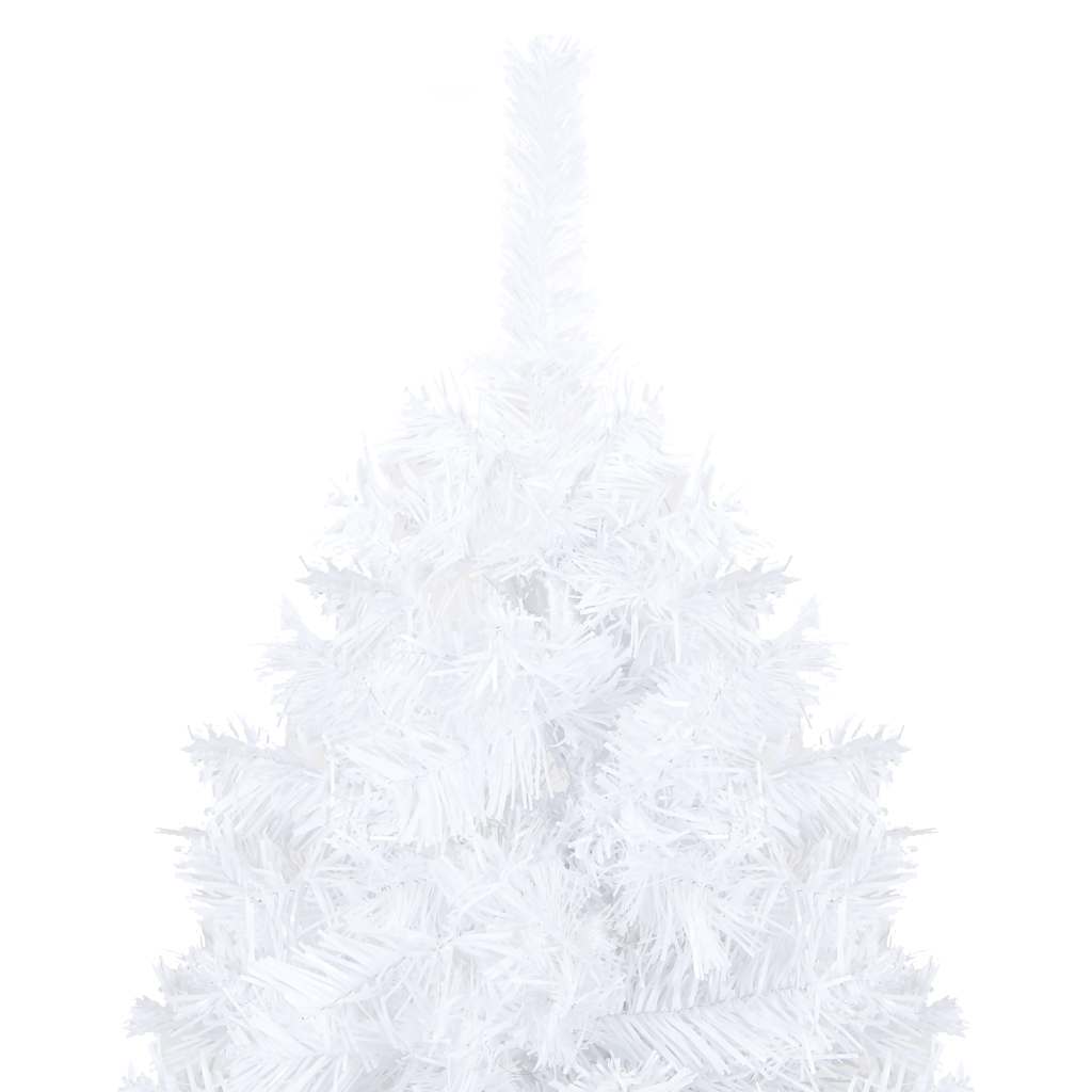 Kunstkerstboom met verlichting en kerstballen 240 cm wit is nu te koop bij PeponiXL, paradijselijk wonen!