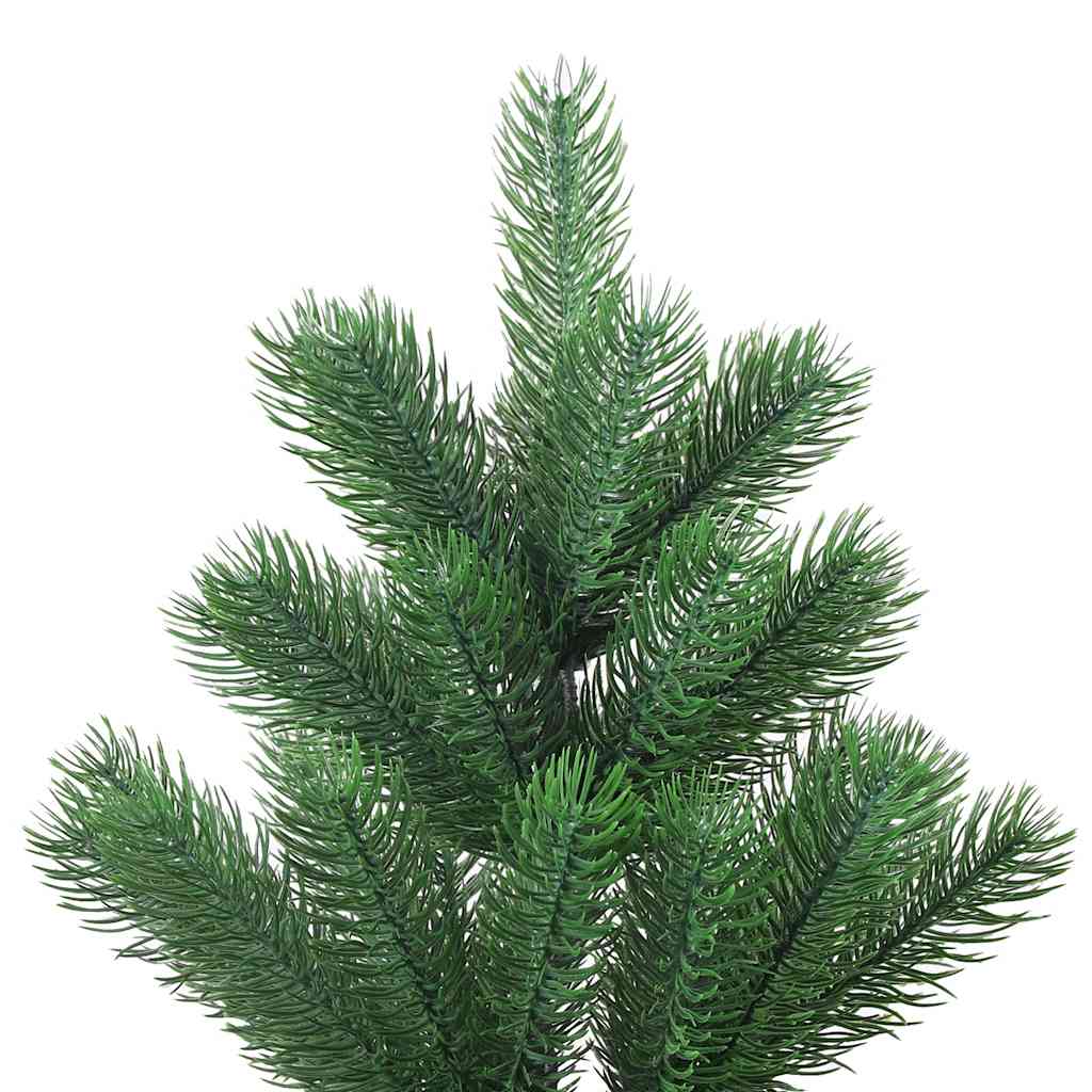 Kunstkerstboom Nordmann met LED's en kerstballen 210 cm groen is nu te koop bij PeponiXL, paradijselijk wonen!