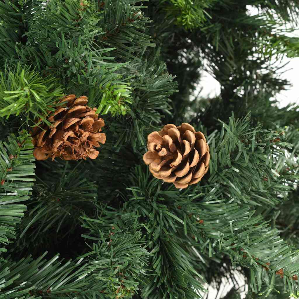 Kunstkerstboom met verlichting en kerstballen 180 cm groen is nu te koop bij PeponiXL, paradijselijk wonen!