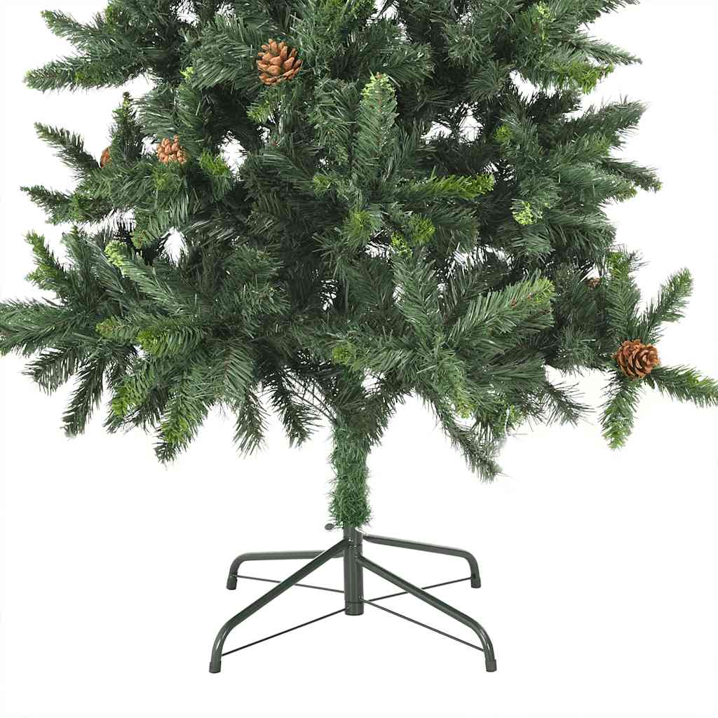 Kunstkerstboom met verlichting en kerstballen 180 cm groen is nu te koop bij PeponiXL, paradijselijk wonen!