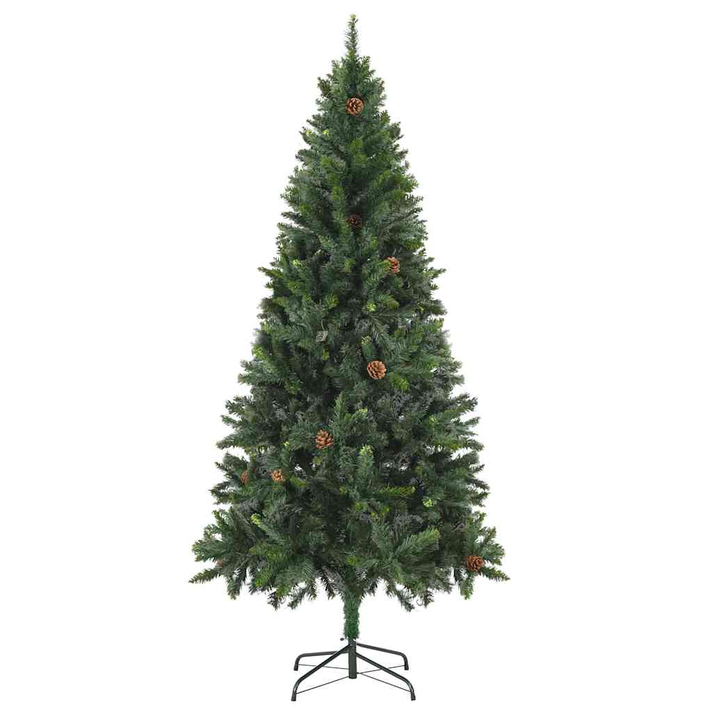 Kunstkerstboom met verlichting kerstballen dennenappels 180 cm is nu te koop bij PeponiXL, paradijselijk wonen!