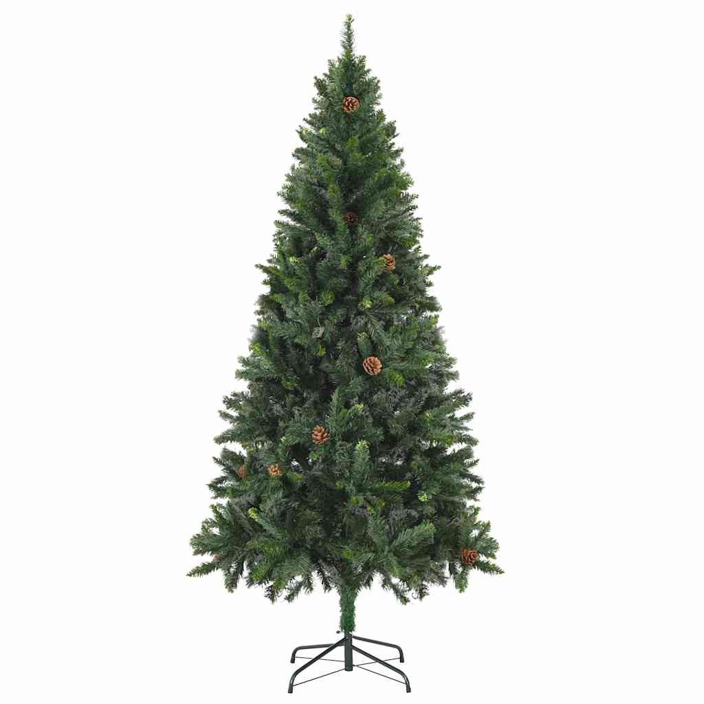 Kunstkerstboom met verlichting kerstballen dennenappels 180 cm is nu te koop bij PeponiXL, paradijselijk wonen!