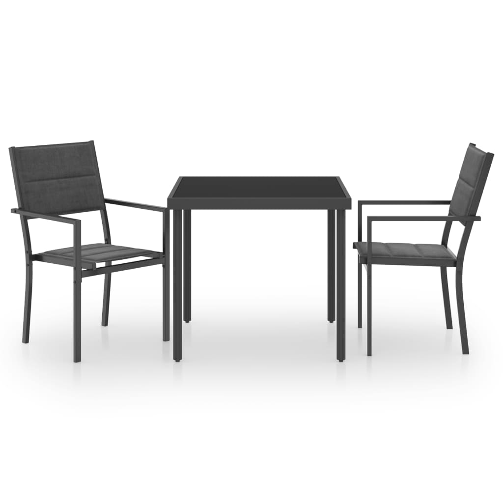3-delige Tuinset staal is nu te koop bij PeponiXL, paradijselijk wonen!