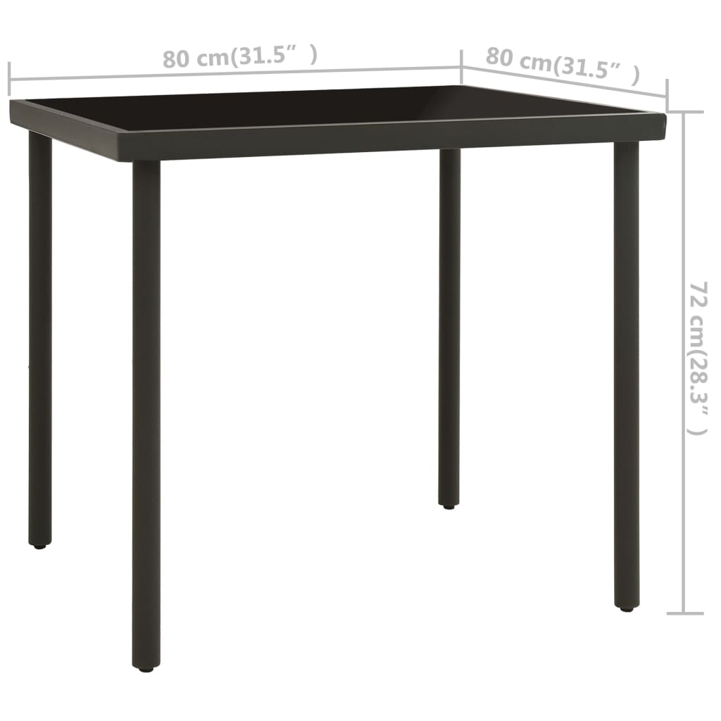 3-delige Tuinset staal is nu te koop bij PeponiXL, paradijselijk wonen!