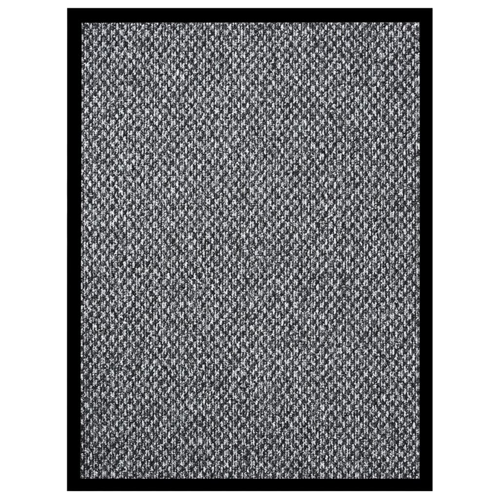 Deurmat 40x60 cm grijs