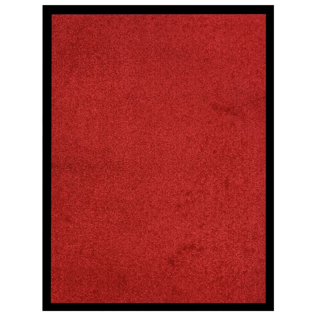 Deurmat 60x80 cm rood is nu te koop bij PeponiXL, paradijselijk wonen!