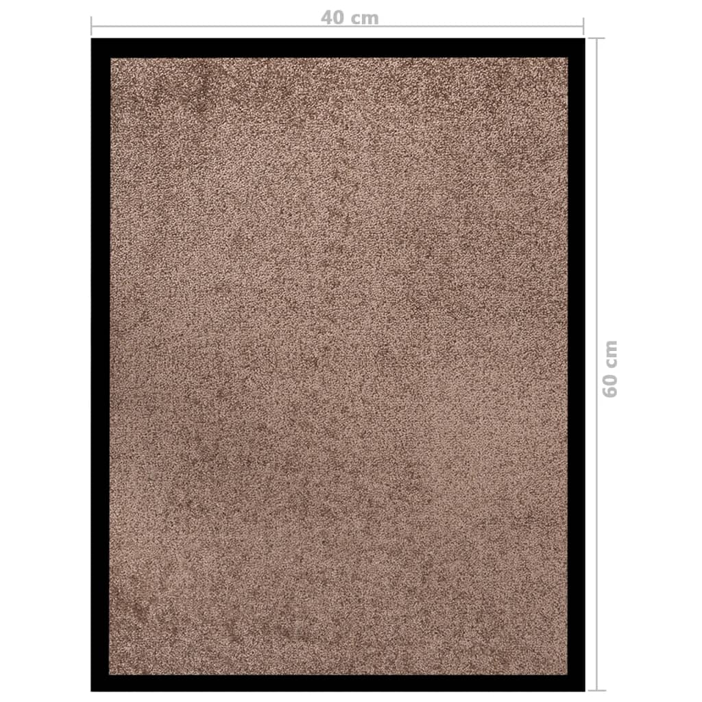 Deurmat 40x60 cm bruin is nu te koop bij PeponiXL, paradijselijk wonen!