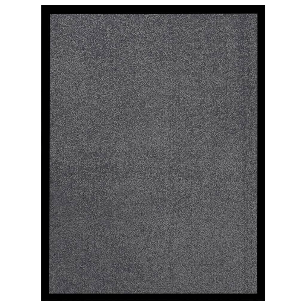 Deurmat 40x60 cm antracietkleurig is nu te koop bij PeponiXL, paradijselijk wonen!