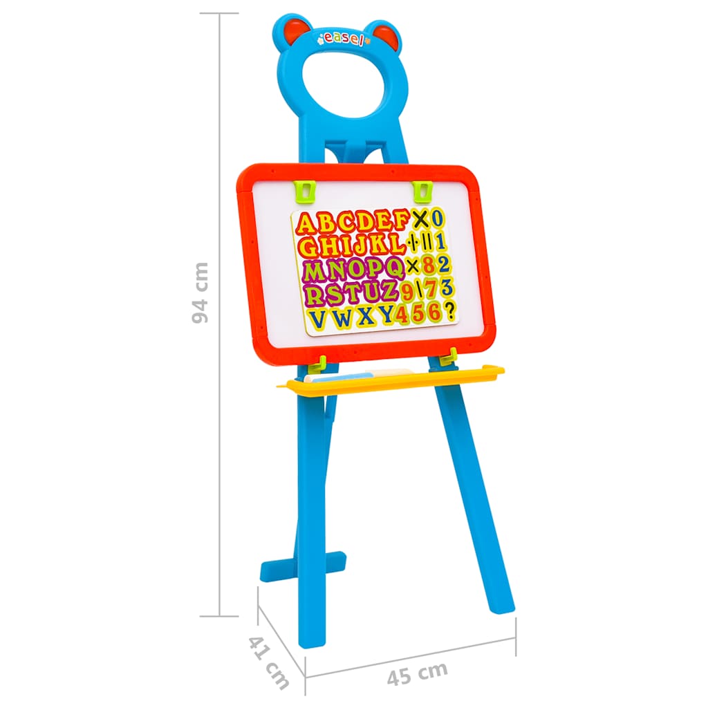 Kinderezel met krijtbord en whiteboard 2-in-1 is nu te koop bij PeponiXL, paradijselijk wonen!