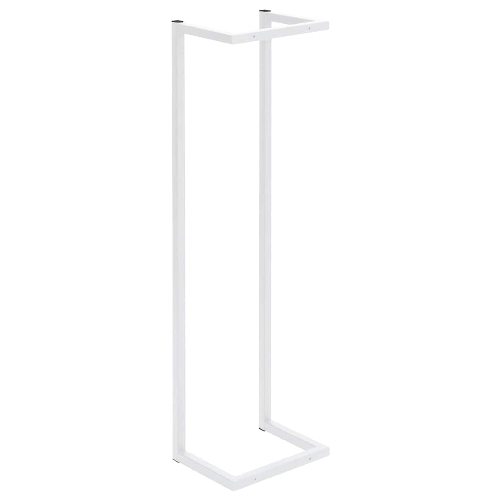 Handdoekenrek 25x20x95 cm staal wit is nu te koop bij PeponiXL, paradijselijk wonen!
