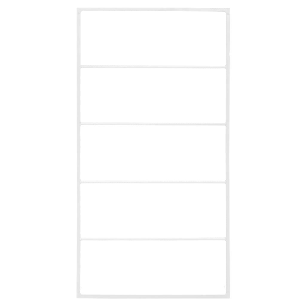 Handdoekenrek wit 60x10x116 cm staal is nu te koop bij PeponiXL, paradijselijk wonen!
