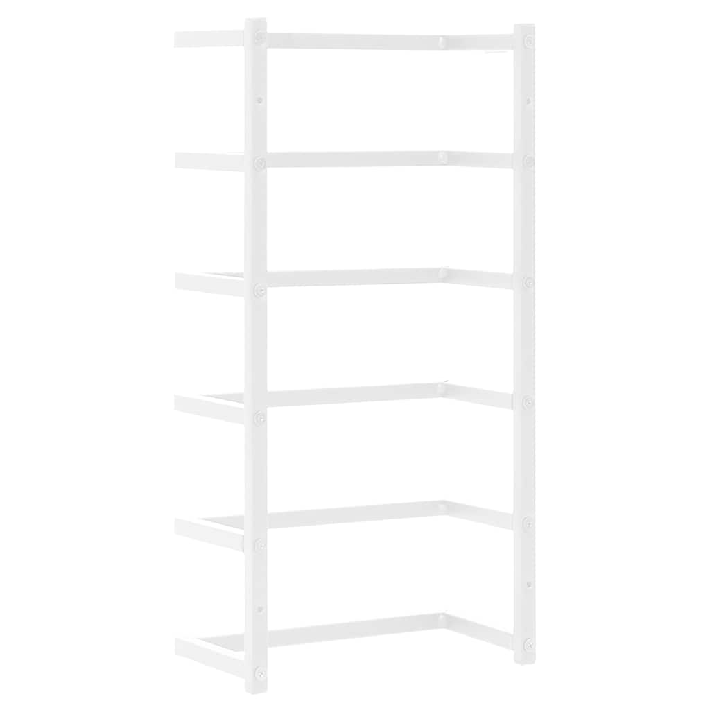 Handdoekenrek 24x12x48 cm staal wit is nu te koop bij PeponiXL, paradijselijk wonen!