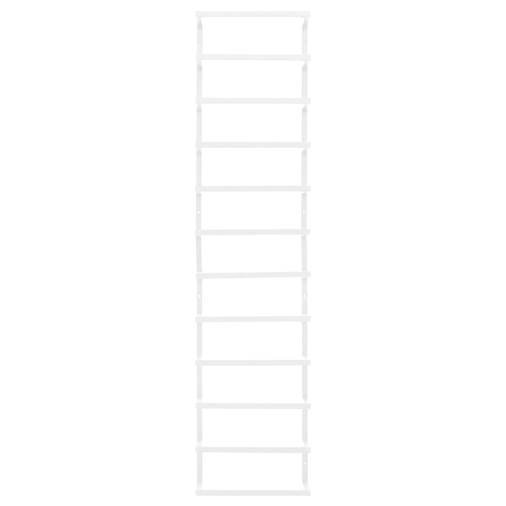 Handdoekenrek 24x12x96 cm staal wit is nu te koop bij PeponiXL, paradijselijk wonen!